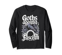Goths Gothiques Gothiques Contre Le fascisme Manche Longue