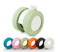 Goticc Housses de roue de bagages pour valises, housses de protection pour roues pivotantes de 5,3 à 6,1 cm, vert clair, Housses de roue pour bagages