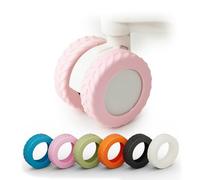 Goticc Housses de roue de bagages pour valises, housses de protection pour roues pivotantes de 5,3 à 6,1 cm, rose, Housses de roue pour bagages