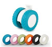 Goticc Housses de roue de bagages pour valises, housses de protection pour roues pivotantes de 5,3 à 6,1 cm, couleur bleue, housses de roue de bagages