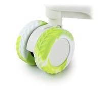 Goticc Housses de roue de bagages pour valises, housses de protection pour roues pivotantes de 5,3 à 6,1 cm, Teinte verte et blanche, Housses de roue pour bagages