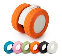 Goticc Housses de roue de bagages pour valises, housses de protection pour roues pivotantes de 5,3 à 6,1 cm, Orange, Housses de roue pour bagages