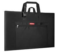 GOTIDEAL Grand sac de portfolio d'art, 61 x 91,4 cm, étanche avec bandoulière et poignée, sac de transport pour œuvres d'art professionnelles, croquis, dessin, toile, photographie, affiche