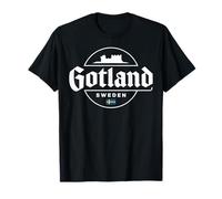 Gotland Suède City Travel Nordic Destination T-Shirt