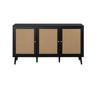 Goto - buffet bas - noir - 140 cm - Noir Noir