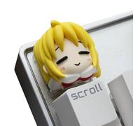 Goto Hitori Capuchon de clavier de jeu animé Ijichi Nijika mignon 3D dessin animé pour clavier mécanique à axe croisé Cadeau d'anniversaire pour les fans