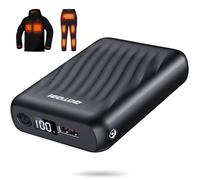 GOTOBI Batterie externe 18400 mAh pour gilet chauffant, batterie 12 V/5 V avec écran LED et sortie DC/USB/Type-C pour vestes, gilets et sweats à capuche