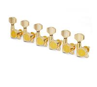 Gotoh Mécaniques d'accordage à bouton Schaller, 6 en ligne, or