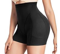 Gotoly Culotte gainante rembourrée pour femme - Sans couture - Pour rehausser les hanches - Pour sculpter la taille, Noir , M