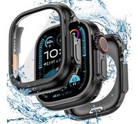 Goton - Coque étanche 2 en 1 pour Apple Watch Series 10 9 8 7 SE2 SE 6 5 4 Ultra 2 Ultra 46 mm, 42 mm, 45 mm, 44 mm, 41 mm, 40 mm, 49 mm, Pare-Chocs en Polycarbonate Rigide à 360° avec Protecteur