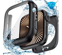 Goton - Coque étanche 2 en 1 pour Apple Watch Series 10 9 8 7 SE2 SE 6 5 4 Ultra 2 Ultra 46 mm, 42 mm, 45 mm, 44 mm, 41 mm, 40 mm, 49 mm, Bord en PC Rigide à 360° avec Protecteur d'écran pour iWatch