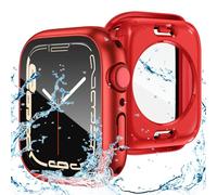 Goton Coque étanche 2 en 1 pour Apple Watch Series 9 8 7, Protecteur d'écran de 45 mm, Protection à 360° avec Polycarbonate Rigide + Cadre arrière, pour iWatch 45 mm