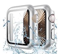 Goton Coque étanche compatible avec Apple Watch Series 11/10 Protecteur d'écran 42 mm, pare-chocs rigide avec verre trempé pour iWatch 11, coque de 42 mm