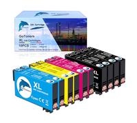 GoToners Cartouches d'encre 405XL compatibles avec Epson 405 XL pour imprimantes Workforce Pro WF-4820 WF-3820 WF-4830 WF-3825 WF-4825 WF-7840 WF-7830 WF-7835 (4 noires, 2 cyan, 2 magenta, 2 jaunes)