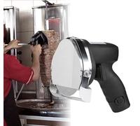 GOTOTOP 220V 80 W Couteau à Kebab Electrique, 1-8mm Kebab Slicer Couteau, Kebab Electrique Trancheur de Kebab, Ronde Kebab Couteaux Trancheuse Couteau de Cuisine pour Kebab et Gyros