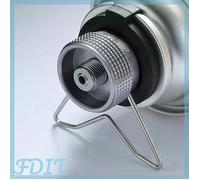 GOTOTOP Adaptateur de poêle Adaptateur de réchaud de Camping, Cassette d'adaptateur de gaz bien sport popote Z10 avec support