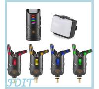 GOTOTOP Alarme de touche de poisson Ensemble d'alarme de pêche à la carpe, indicateur de morsure de pêche sans fil, sport materiel