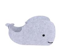 GOTOTOP Bac de Rangement Pliable en Feutre, Design Baleine Mignonne, pour Vêtements et Jouets, capacité Spacieuse pour L'organisation, adapté à la Chambre D'enfants (GREY)