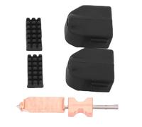 GOTOTOP Buse Hotend en Acier trempé de 0,4 Mm pour Imprimante 3D Buse Amovible Rapide pour Divers Filaments, avec 2 Manchons en Silicone