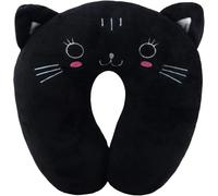 Chic Oreiller U Cervical de Voyage Coussin Repos Sommeil Animal pour Bureau Voiture Voyage Avion (Chat)