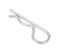 GOTOTOP Clips de Goupille Fendue de Type B, Goupilles de Retenue Plaquées Zinc pour Support Hydraulique et Machines, 10 Pièces de Différentes Tailles pour Usage Industriel (3,5*75 mm (10 pièces))
