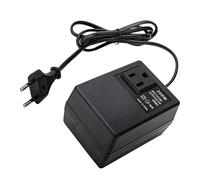 GOTOTOP Convertisseur de Tension Portable 220 V à 110 V Transformateur de Puissance en Plastique Solide pour Utilisation en Voyage à L'étranger Compact et Léger pour Divers Produits AC 110 (Prise UE)