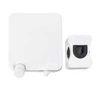 GOTOTOP Corde à Linge Rétractable, Espace en Aluminium et Acier Inoxydable, Longueur 6 M, capacité de Charge 55 LB, Idéale pour Les Appartements et Les Balcons (9026W Blanc)