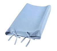 GOTOTOP Housse de coussin à langer pour filles et housse de table à langer douce et respirante pour nouveau-né pour matelas à langer (bleu)