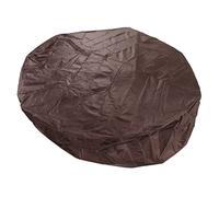 GOTOTOP Housse de Protection Ronde pour Spa, en Taffetas de Polyester argenté 190, Imperméable, Résistante à l'usure, Résistante à la Déchirure, Protection Contre la Poussière pour Baignoire (Brown)