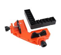 GOTOTOP Jeu de Pinces à Angle Droit Réglable pour le Travail du Bois, Plastique ABS Solide, Règle Carrée à 90 Degrés pour Meubles D'armoire Orange