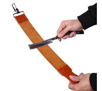 GOTOTOP Kit d'affûtage en cuir véritable pour barbier - Ceinture d'affûtage droite