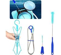 GOTOTOP Kit de Sac à Eau - Kit de Nettoyage de Tube de Vessie à Eau Portable 4 en 1 Kit de Nettoyage de Vessie à Eau Kit de Vessie à Eau Brosses + Corde à Linge