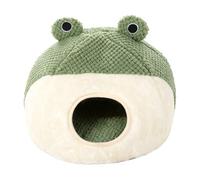 GOTOTOP Lit Grotte pour Chat en Peluche Douce, Sommeil Confortable pour Chats D'intérieur, Chaton, Fond Imperméable pour Une Utilisation Toute L'année, Lit pour Chat Mignon pour l'intimité et la