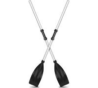 GOTOTOP Lot de 2 pagaies de kayak en aluminium - 126 cm - Pour canoë, kayak, planche de surf, bateau gonflable