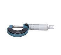 GOTOTOP Micromètre Extérieur Micromètre d'épaisseur en Acier Inoxydable Précision de 0,01 Mm avec clé Outil de Mesure Compact à échelle Claire pour les Contrôles d'épaisseur de Diamètre dans les