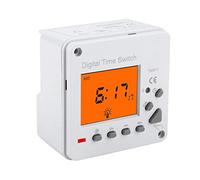 GOTOTOP Minuterie numérique électronique, minuterie programmable avec interrupteur de commande intelligent et rétroéclairage pour panneau publicitaire d'appareils électroménagers(220V)