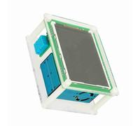 GOTOTOP Moniteur de qualité de l'air PM2,5 de 2,8 Pouces, Capteur Haute sensibilité, Détecteur Précis PM10 PM2,5, Portable pour Une Utilisation en Extérieur au Bureau à Domicile