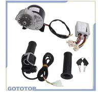 GOTOTOP Moteur électrique à réduction de vitesse 36 V 500 W 13 T Kit de Contrôleur de Vélo électrique, Panneau de sport batterie