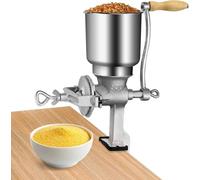 GOTOTOP Moulin à grains manuel - Moulin à céréales - Moulin à café manuel - Moulin à grains manuel avec trémie pour riz, grains de poivre et noix