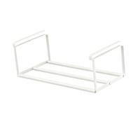 GOTOTOP Organisateur de étagère à Chaussures sous Armoire Réglable et Extensible Rangement Suspendu Efficace pour Armoire de Cuisine Convient aux Locataires et aux Maisons Entièrement Meublées Fer /