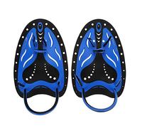 GOTOTOP Pagaie de main, palmes de natation 2 couleurs, palmes de natation, paddles Webbed formation équipement de plongée, idéal pour la natation, la plongée, la plongée avec tuba (bleu L)