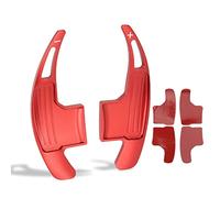 GOTOTOP Palettes de Changement de Vitesse au Volant, Remplacement du Levier de Vitesse étendu en Alliage d'aluminium, Design élégant pour 2015-2022 (rouge)