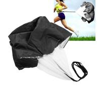 GOTOTOP Parachute de Résistance d'Entraînement de Vitesse de Traînée Football Parapluie de Musculation(Noir)