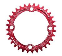 GOTOTOP Pédalier de vélo VTT, 32/34/36/38T BCD 104 VTT en acier à manivelle unique bague de réparation