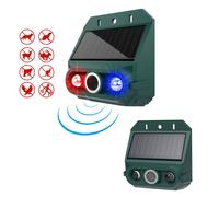 GOTOTOP Répulsif pour oiseaux Flash extérieur Répulsif d'animaux avec alarme de capteur de mouvement jardin protection 2 pièces
