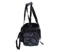 GOTOTOP Seau de pêche, seau multifonctionnel à vairon, seau de pêche avec boucle réglable, support de pince à canne et plusieurs poches pour matériel de pêche, seau de 15 à 19 litres