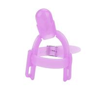 GOTOTOP Silicone protecteur de doigt de bébé, protecteur de doigt réglable de suceur de pouce pour arrêter la succion du pouce pour les enfants en bas âge(Violet)