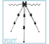 GOTOTOP support de canne à pêche Support de trépied pour cannes à pêche, support télescopique en alliage sport pack Blanc