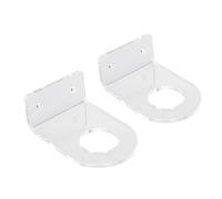 GOTOTOP Support Mural de Baseball en Acrylique Transparent pour Petites Balles, Design Transparent pour la Décoration de la Maison, Lot de 2 pour Présentoir de Rangement