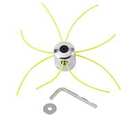 GOTOTOP Tête de débroussailleuse universelle, tête de rechange pour débroussailleuse à essence avec jeu de lignes de coupe-bordure, débroussailleuse en aluminium